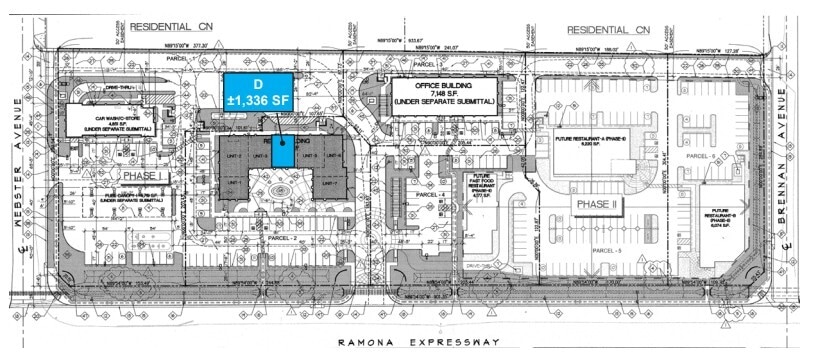 780 W Ramona Expy, Perris, CA à louer Plan de site– Image 1 sur 1