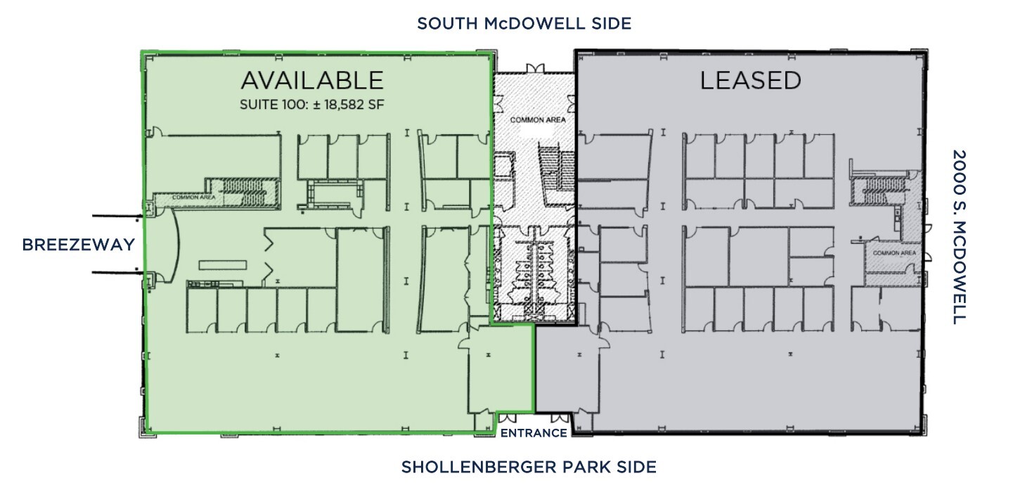 1800 S McDowell Blvd, Petaluma, CA à louer Plan d’étage– Image 1 sur 1