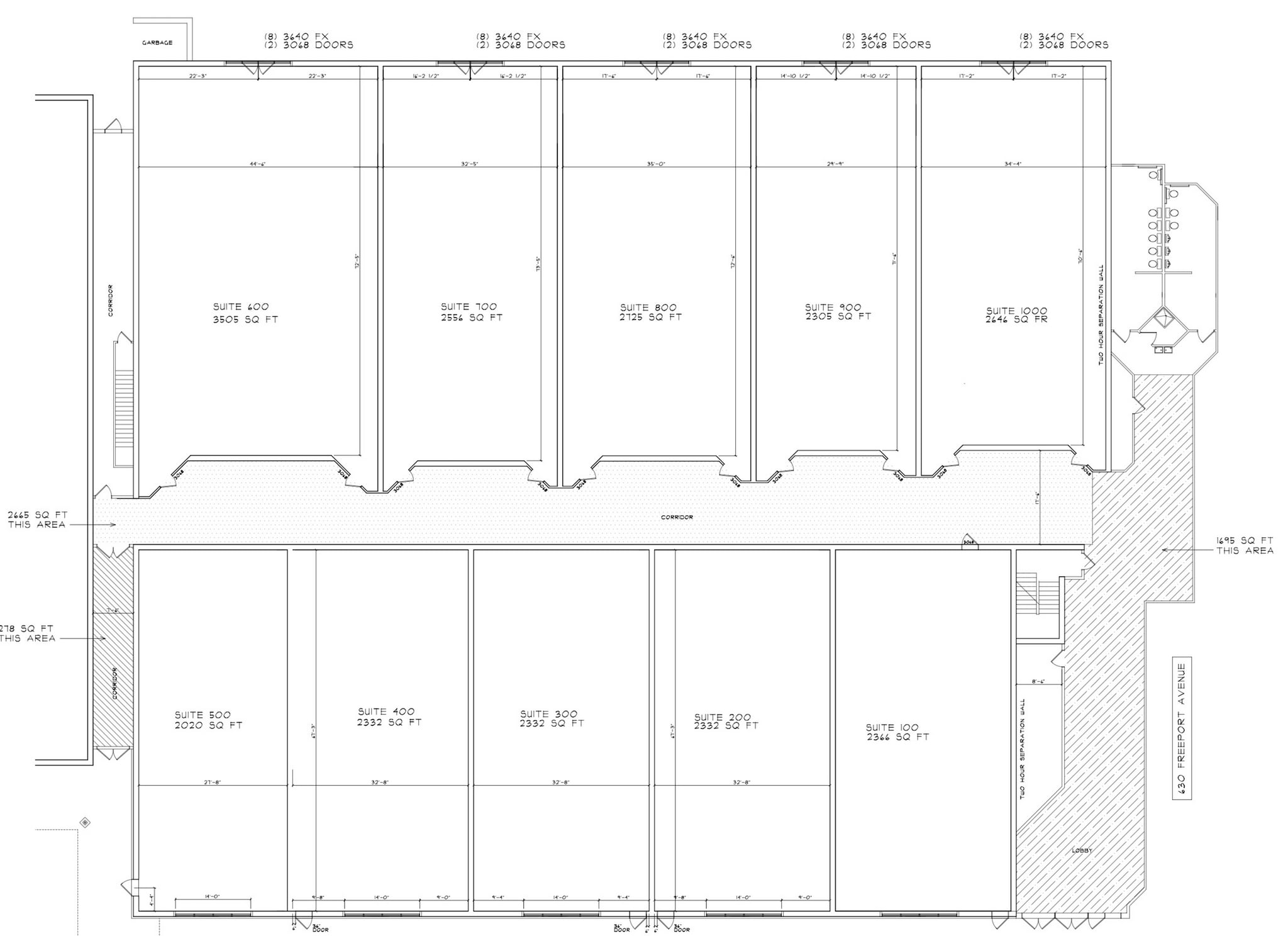 550-570 Freeport Ave, Elk River, MN à louer Plan d’étage– Image 1 sur 4
