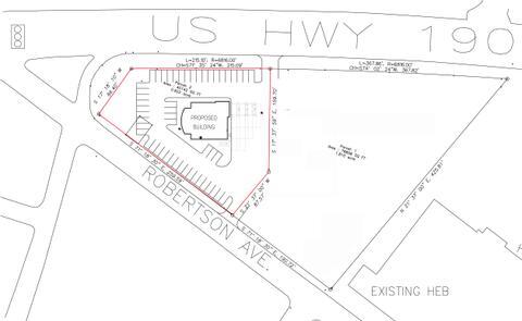 Hwy 190 & E. Robertson Ave, Copperas Cove, TX à louer - Plan de site – Image 3 sur 4