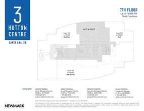 3 Hutton Centre Dr, Santa Ana, CA à louer Plan d’étage– Image 2 sur 2
