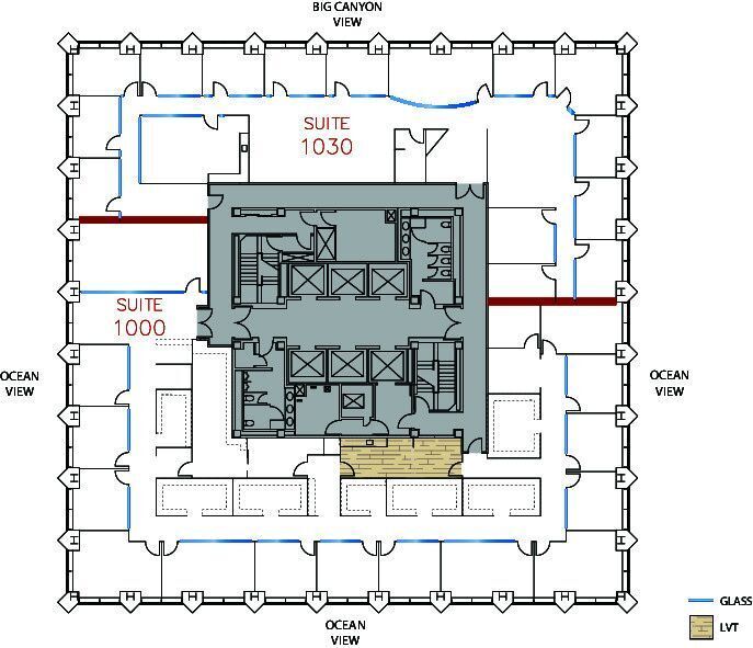 620 Newport Center Dr, Newport Beach, CA à louer Plan d’étage– Image 1 sur 1