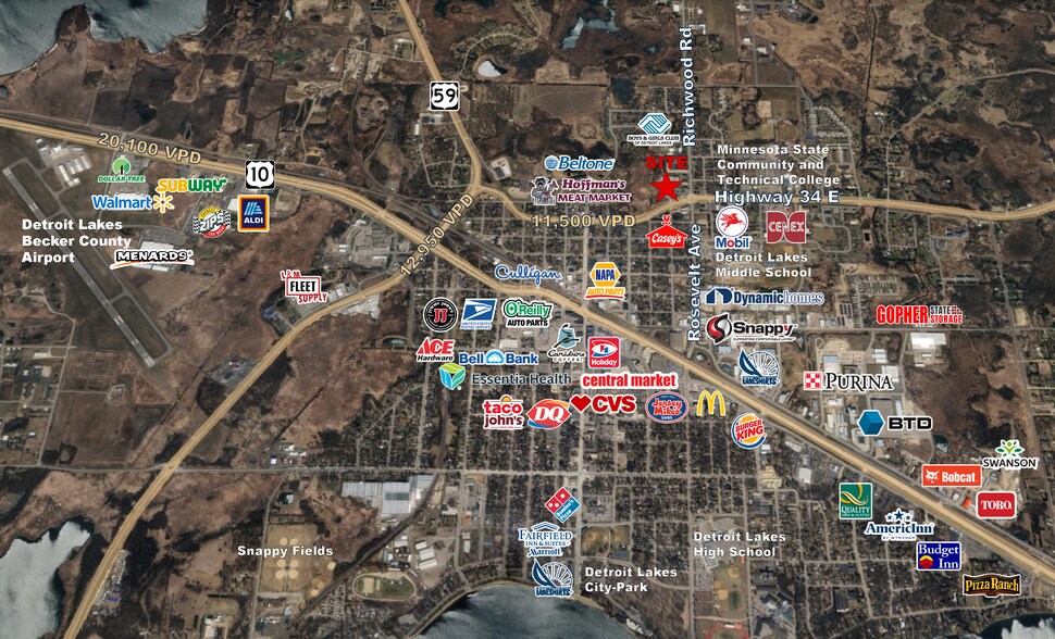 100 Richwood Rd, Detroit Lakes, MN à louer - Photo de l’immeuble – Image 3 sur 4