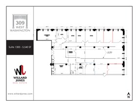 309 W Washington St, Chicago, IL à louer Plan de site– Image 1 sur 1