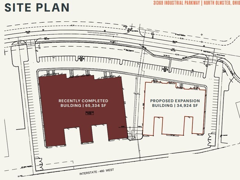 31351 Industrial Pky, North Olmsted, OH à louer - Plan de site – Image 2 sur 2