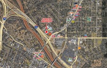 750 Baconsfield Dr, Macon-Bibb, GA - VUE AÉRIENNE  vue de carte