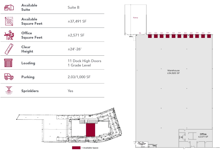 41995 Zevo Dr, Temecula, CA à louer Plan d’étage– Image 1 sur 1