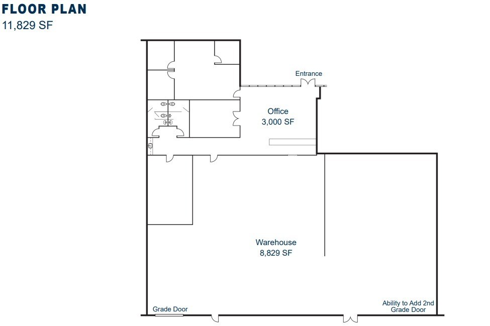 8829-8835 Complex Dr, San Diego, CA à louer Plan d’étage– Image 1 sur 2