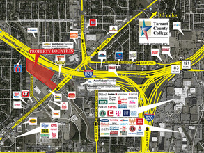 7520-7640 NE Loop 820, North Richland Hills, TX - VUE AÉRIENNE  vue de carte - Image1