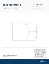 9800 Richmond Ave, Houston, TX à louer Plan d’étage– Image 1 sur 1