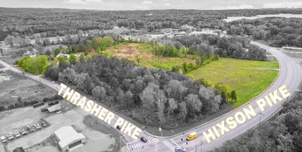 1963 or with 1969, Hixson, TN - VUE AÉRIENNE  vue de carte - Image1