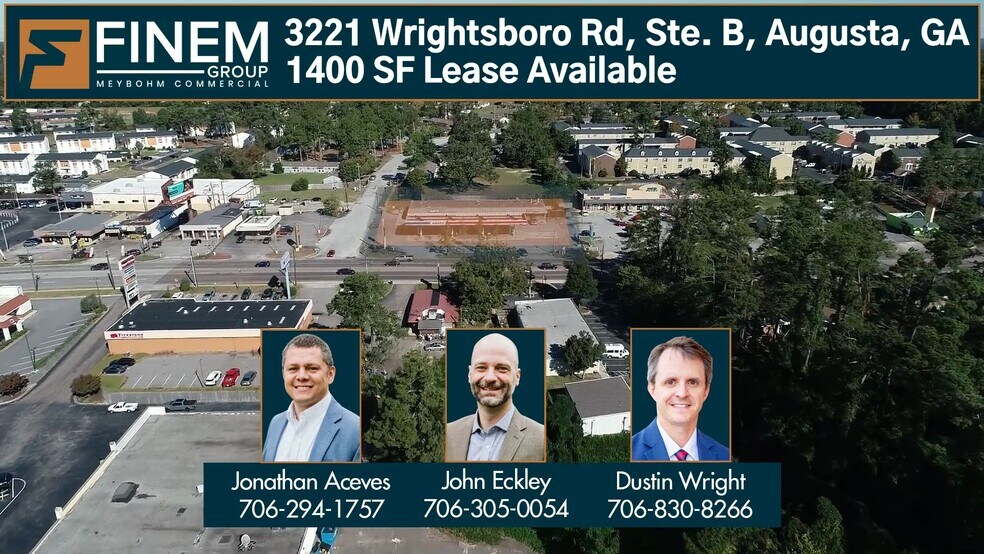 3221 Wrightsboro Rd, Augusta, GA à louer - Vidéo sur l’annonce professionnelle – Image 2 sur 33