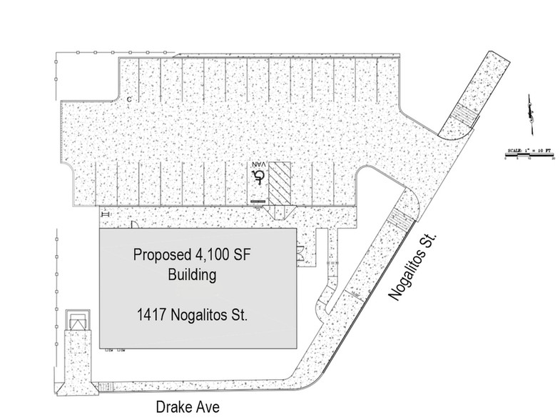 1417 Nogalitos, San Antonio, TX à louer - Plan de site – Image 2 sur 7