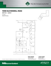 11390 Old Roswell Rd, Alpharetta, GA à louer Plan d’étage– Image 1 sur 2