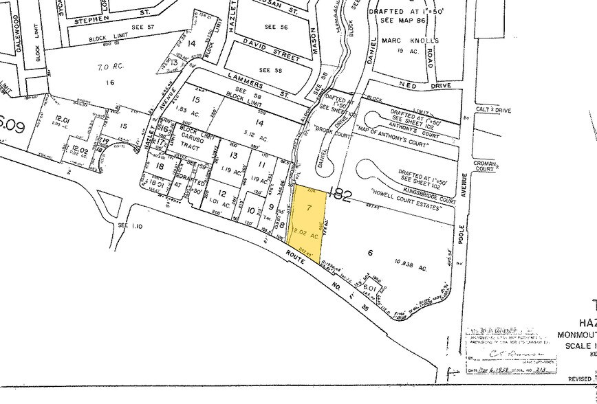 3091 State Route 35, Hazlet, NJ à louer - Plan cadastral – Image 2 sur 16
