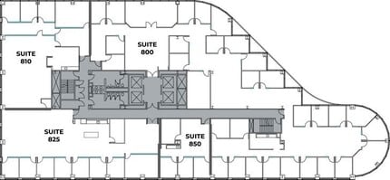 4270 Executive Sq, La Jolla, CA à louer Plan d’étage– Image 2 sur 7