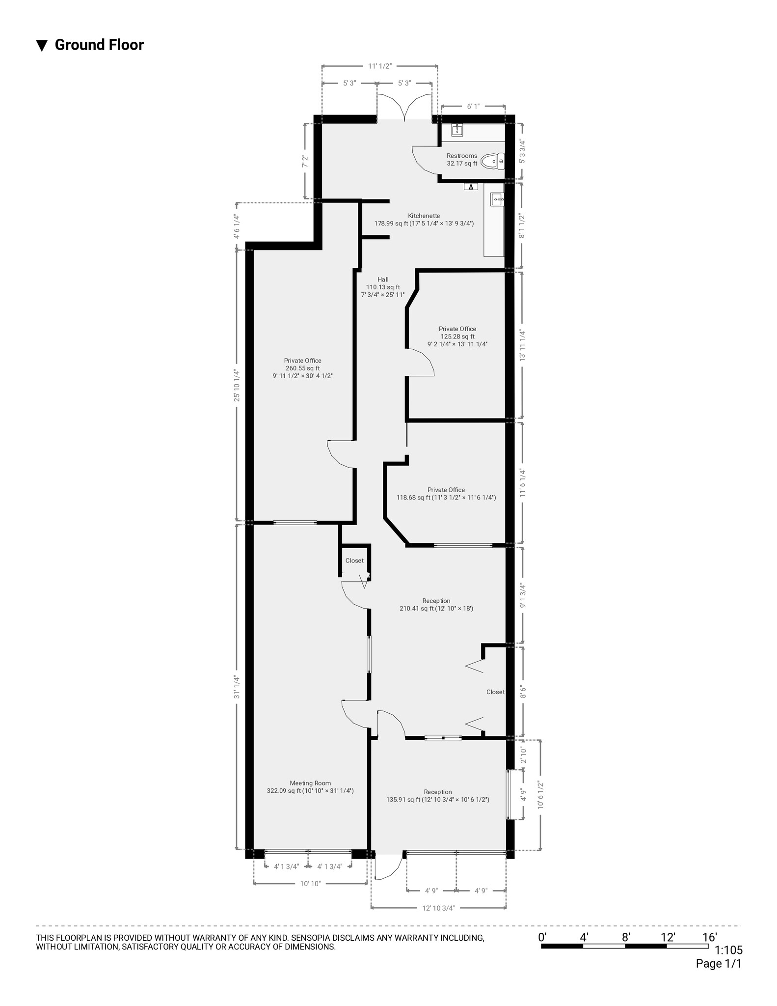 3601 W Commercial Blvd, North Lauderdale, FL à louer Plan d’étage– Image 1 sur 1