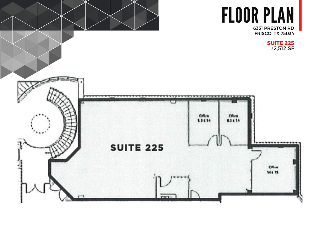 6351 Preston Rd, Frisco, TX à louer Plan d’étage– Image 1 sur 1