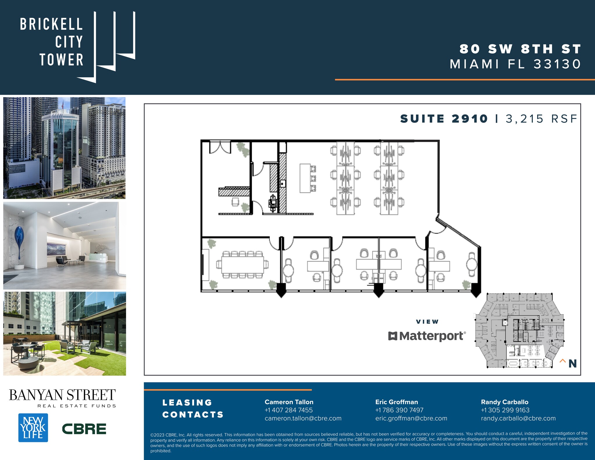 80 SW 8th St, Miami, FL à louer Plan de site– Image 1 sur 7