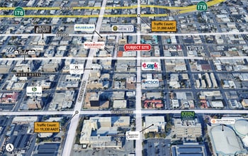 1330 19th St, Bakersfield, CA - Vue aérienne  vue de carte