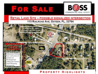 Plus de détails pour 115 Railroad Ave, Osteen, FL - Terrain à vendre