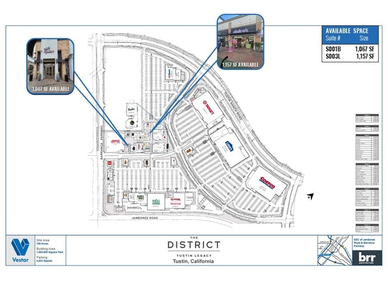 2201-2895 Park Ave, Tustin, CA à louer - Plan de site – Image 3 sur 31