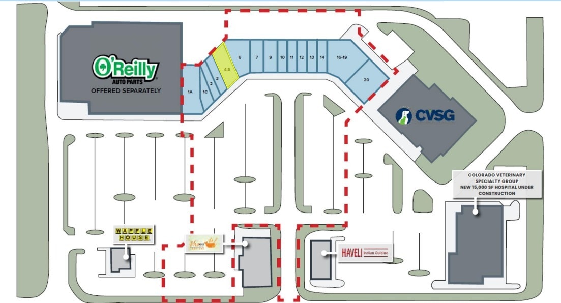 311 E County Line Rd, Littleton, CO à louer Plan de site– Image 1 sur 1