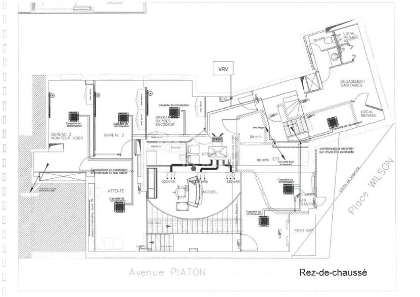 Local commercial dans Villeurbanne à louer - Plan d’étage – Image 2 sur 3