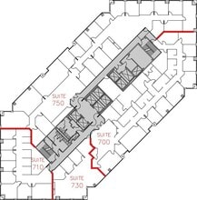 501 W Broadway, San Diego, CA à louer Plan d’étage– Image 1 sur 1