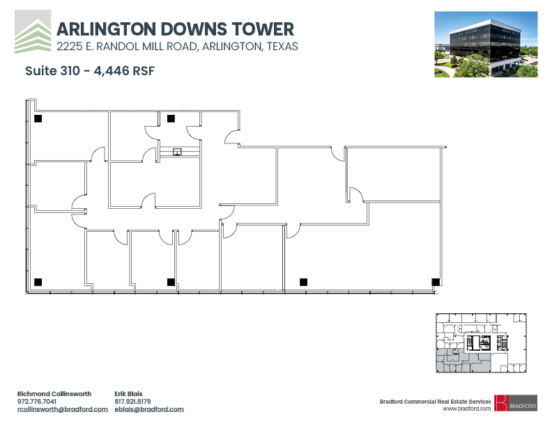 2225 E Randol Mill Rd, Arlington, TX à louer Plan d’étage– Image 1 sur 1