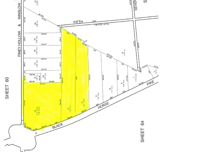 4338 S Black Horse Pike, Williamstown, NJ à vendre - Plan cadastral – Image 3 sur 3