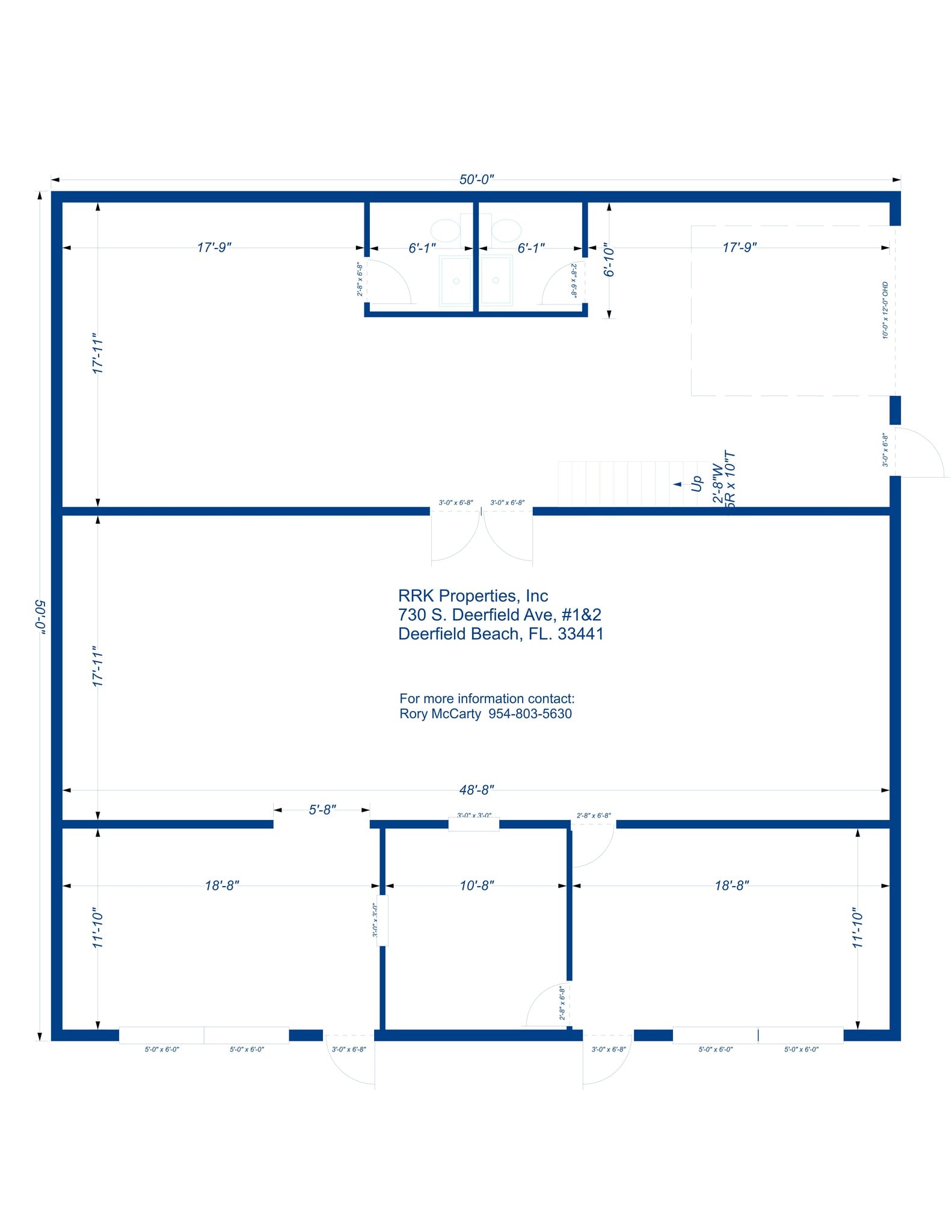 730 S Deerfield Ave, Deerfield Beach, FL à louer Plan de site– Image 1 sur 1