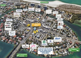 443 John Ringling Blvd, Sarasota, FL - Vue aérienne  vue de carte