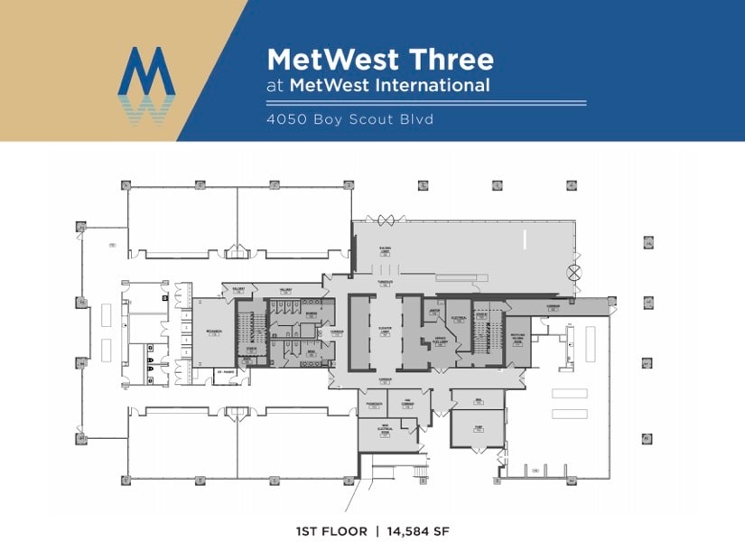 4010 W Boy Scout Blvd, Tampa, FL à louer Plan d’étage– Image 1 sur 1