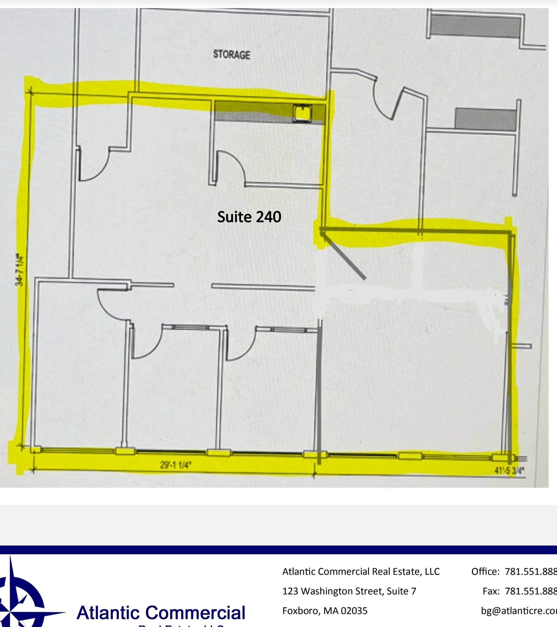 11 Vanderbilt Ave, Norwood, MA à louer Plan d’étage– Image 1 sur 5