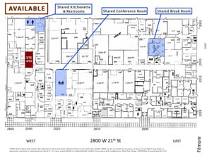 2800-2860 W 21st St, Erie, PA à louer Plan de site– Image 2 sur 7
