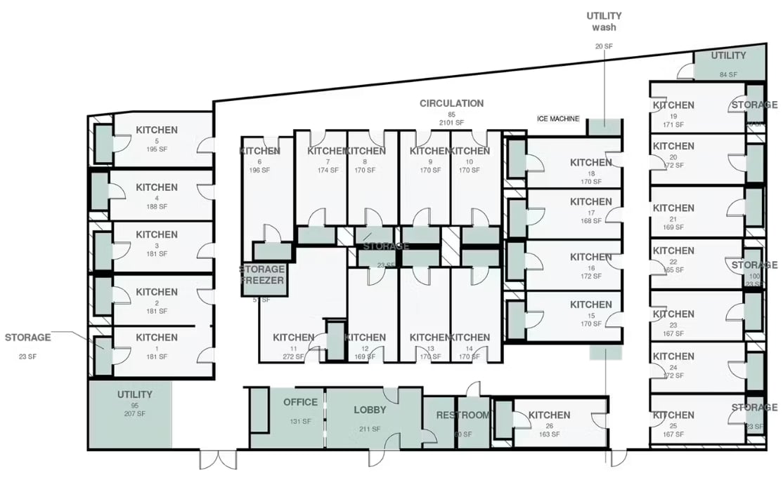 777 SW Oak St, Atlanta, GA à louer Plan d’étage– Image 1 sur 6