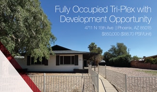 Plus de détails pour 4711 N 15th Ave, Phoenix, AZ - Logement à vendre