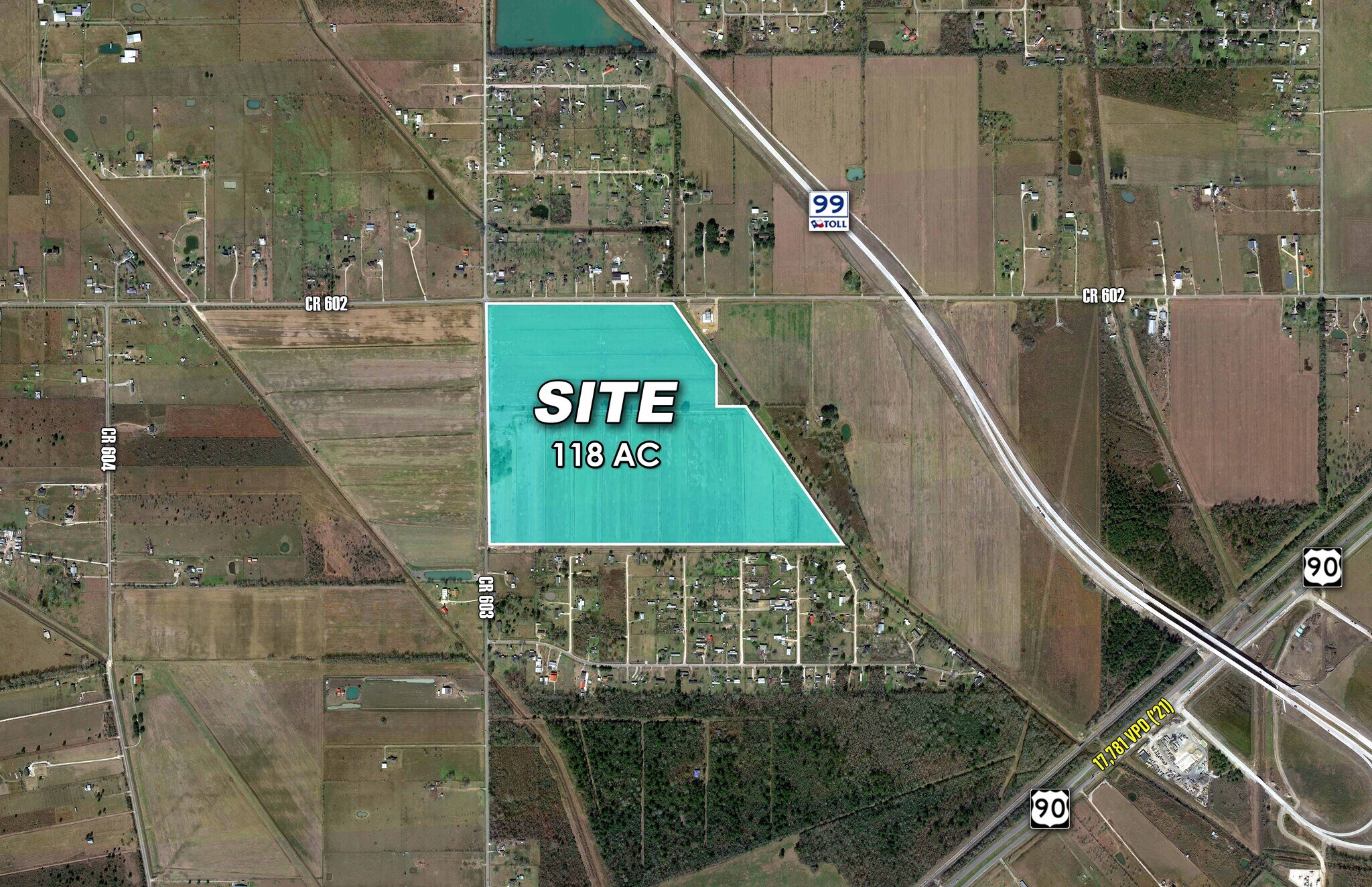 0 CR 603, Dayton, TX à vendre Aérien– Image 1 sur 3
