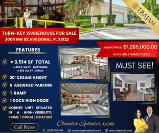 Plus de détails pour 3000 NW 82nd Ave, Doral, FL - Industriel/Logistique à vendre