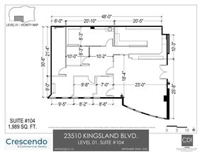 23510 Kingsland Blvd, Katy, TX à louer Plan d’étage– Image 2 sur 2