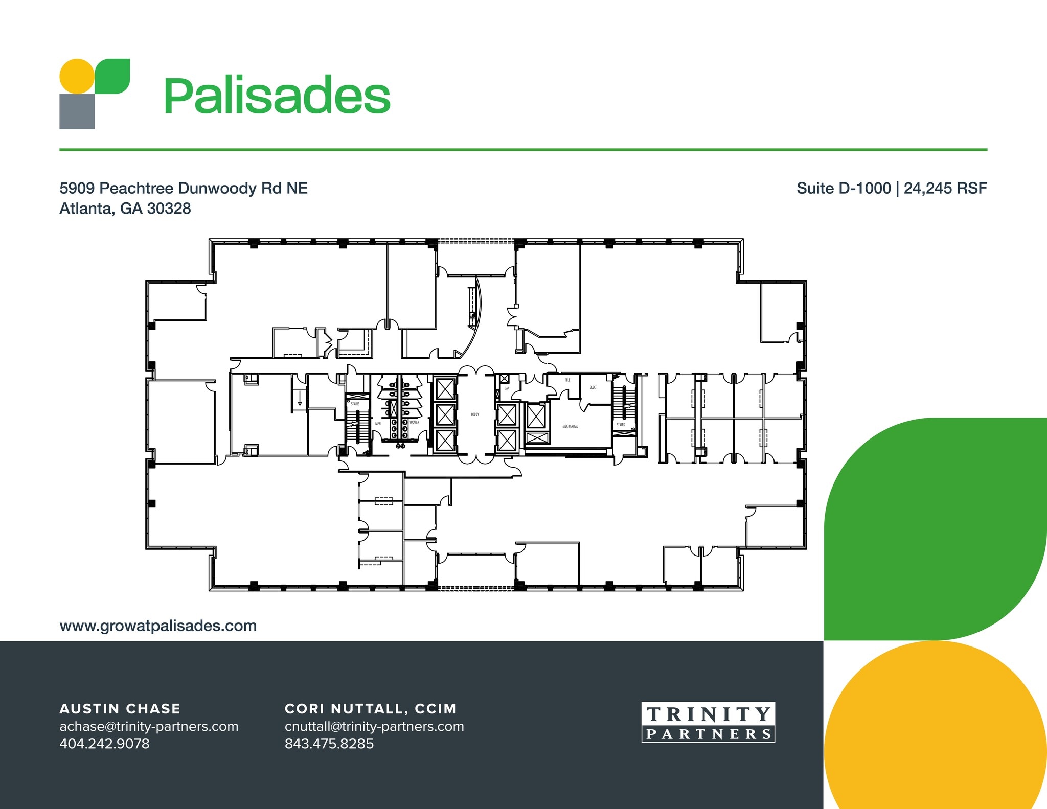 5901 Peachtree Dunwoody Rd NE, Atlanta, GA à louer Plan de site– Image 1 sur 1