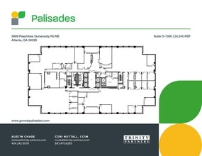 5901 Peachtree Dunwoody Rd NE, Atlanta, GA à louer Plan de site– Image 1 sur 1