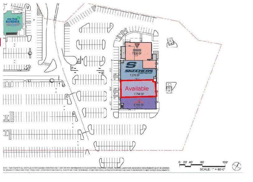 650 Bald Hill Rd, Warwick, RI à louer - Plan d’étage – Image 2 sur 11