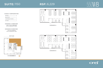 550 W Van Buren St, Chicago, IL à louer Plan d’étage– Image 1 sur 1