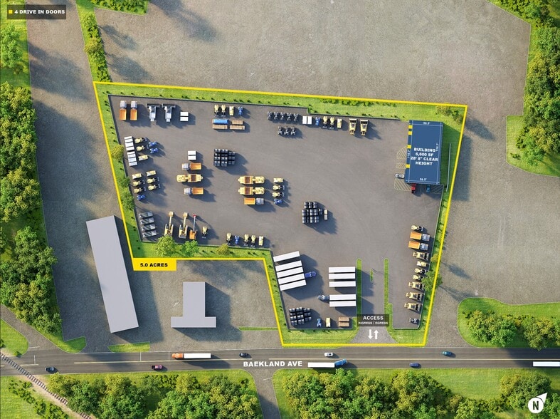 166 Baekeland Ave, Middlesex, NJ à louer - Plan de site – Image 2 sur 7