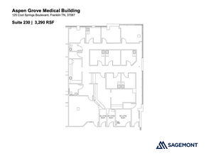 125 Cool Springs Blvd, Franklin, TN à louer Plan d’étage– Image 1 sur 1