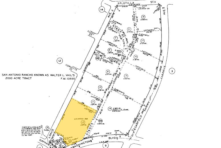 6623-6625 Washington Blvd, Los Angeles, CA à louer - Plan cadastral – Image 3 sur 12