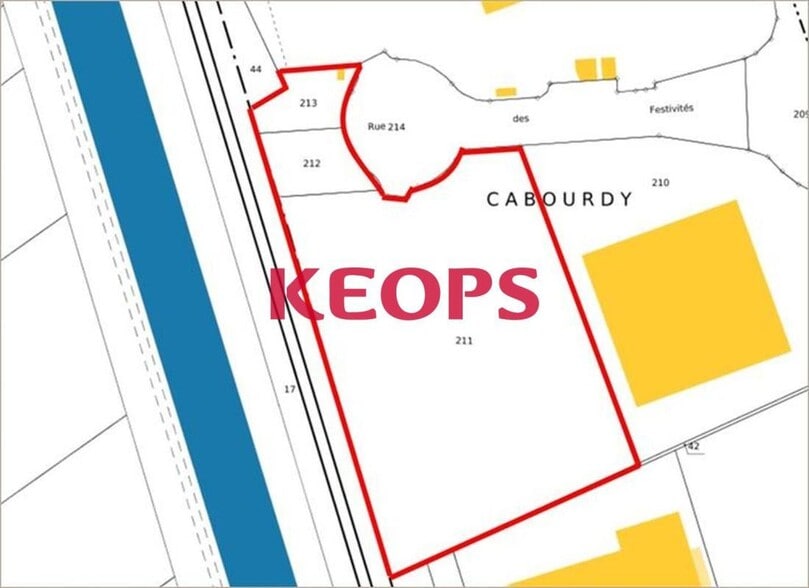 Terrain dans Saint-Jory à vendre - Plan de site – Image 3 sur 4