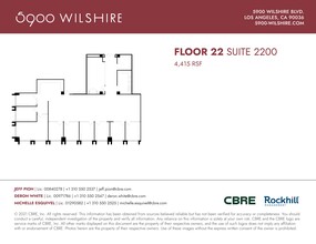 5900 Wilshire Blvd, Los Angeles, CA à louer Plan de site– Image 1 sur 1